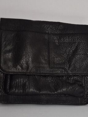 Spike & Sparrow Black Leather Men's Wallet Clutch